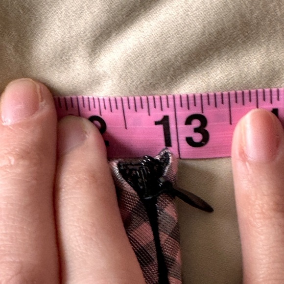 Anthropologie Rowan Pleated Gingham Shiny Midi Skirt - Picture 8 of 8